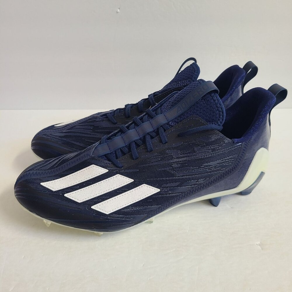 NEW Adidas Adizero Football Cleats HR1604 Size 13 Navy Blue